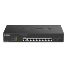 D-LINK MEDITERRANEO - DLKDGS-2000-10P SWITCH GEST L2+ 8 X 1GB POE (65W), 2 X S