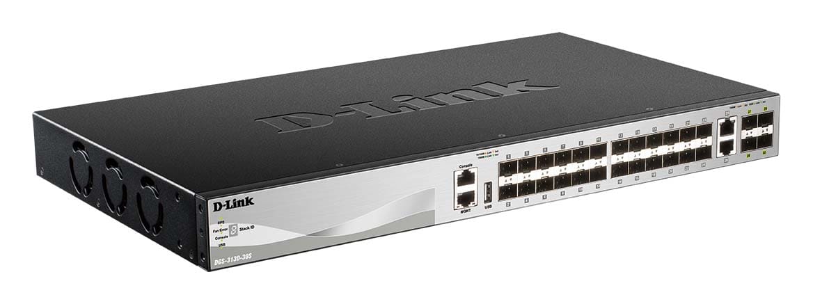D-LINK MEDITERRANEO DLKDGS-3130-30S/SI SWITCH GEST L3 24 X SFP, 2X10GB, 4XSFP+