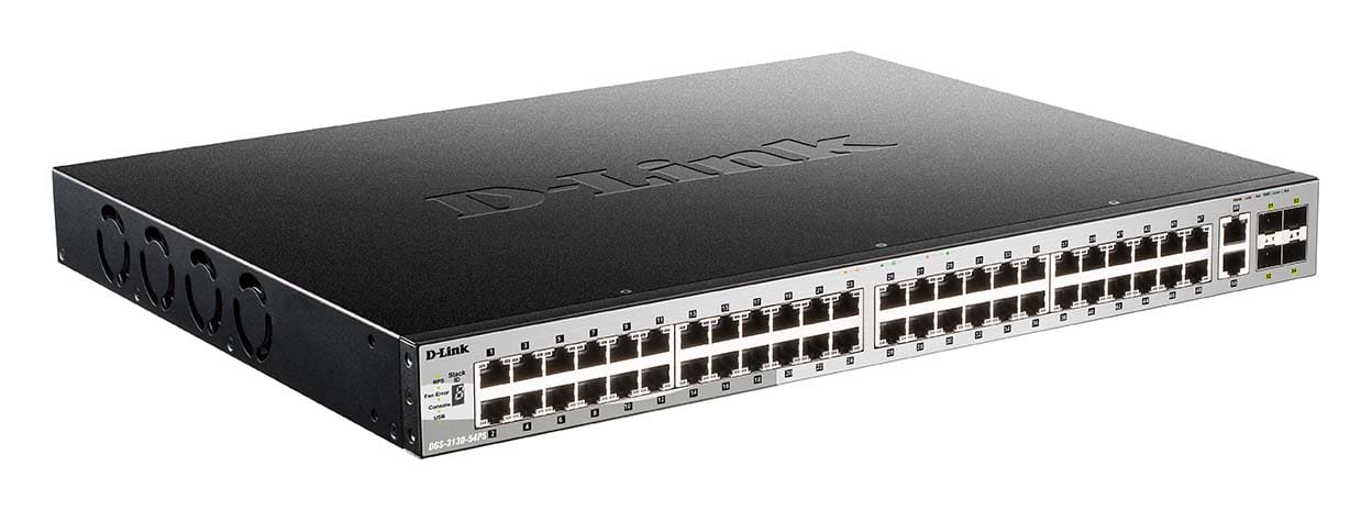 D-LINK MEDITERRANEO - DLKDGS-3130-54PS/SI SWITCH MNG L3 48X1GB,POE 370W,2X10GB,4XS