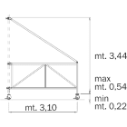 FRIGERIO CARPENTERIE - FRIALP ST5 STAFFA ENX HP14,8M C/3BRA-3MOR-RUO XPO.A