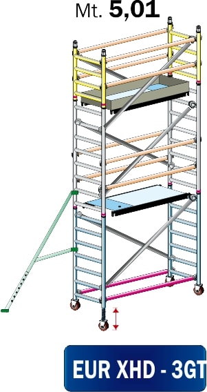 FRIGERIO CARPENTERIE - FRIEUR XHD-3 GT PONT.AL.PR. 160X80 C/2PIA-STA-GT EN M5,0