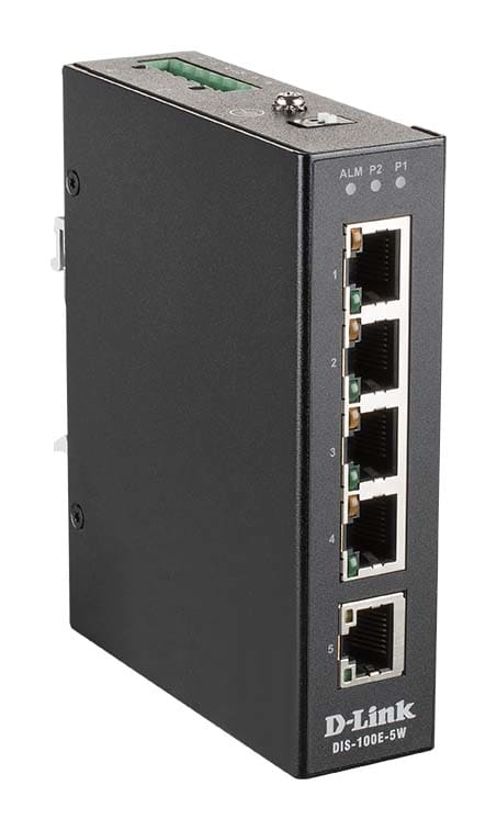 D-LINK MEDITERRANEO DLKDIS-100E-5W SWITCH INDUSTRIAL NON GEST 5 PORTE 10/10