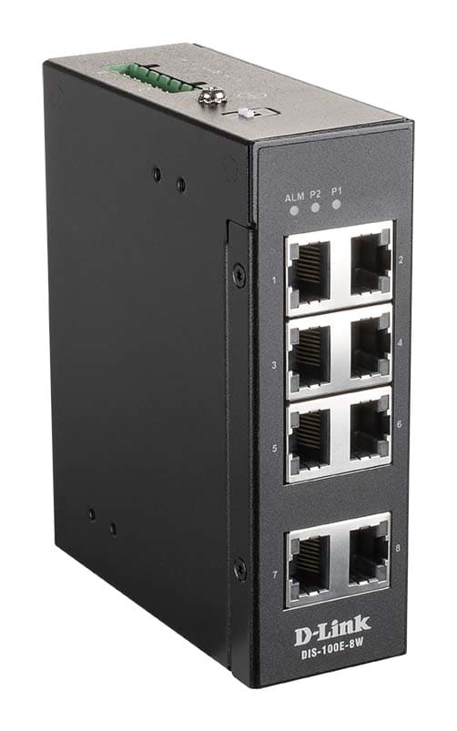 D-LINK MEDITERRANEO DLKDIS-100E-8W SWITCH INDUSTRIAL NON GEST 8 PORTE 10/10