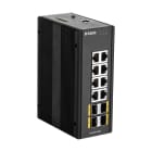 D-LINK MEDITERRANEO - DLKDIS-300G-12SW SWITCH INDUS. GEST L2 8 X GIGA, 4 X SFP