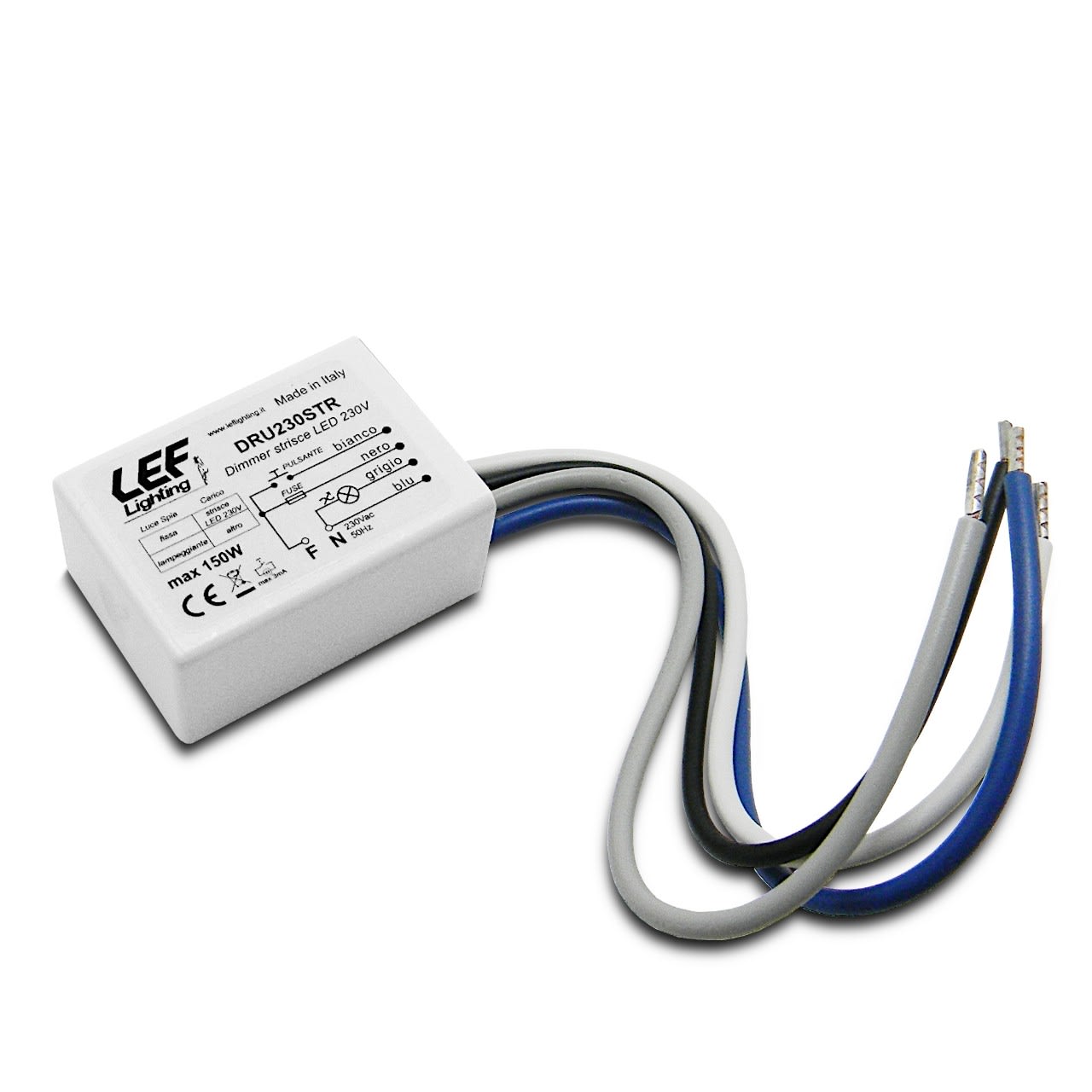 LEF LIGHTING SRL - LEFDRU230STR DIMMER STRIP LED 230V PUSH