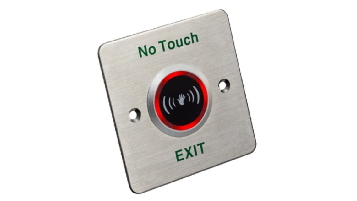 HIKVISION ITALY SRL - HIK302908146 DS-K7P03 : PULSANTE DI USCITA A SFIORAMENTO