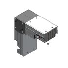 DKC POWER SOLUTIONS - HRCDTA16EHEL2AA Angolo orizzontale standard Tipo 2, 200mm + 200mm, 4 poli, 160A