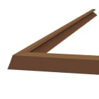 LINEA LIGHT (ILED) - ILD64666 DIRIGO ALU.CORNER INT CORTEN