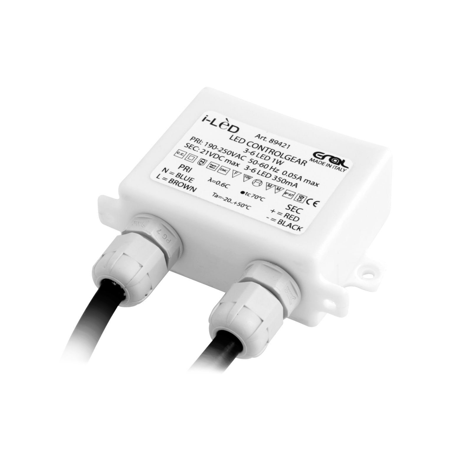 LINEA LIGHT (ILED) ILD89419 ALIM+SCA 6W 1-2 LED 350MA IP67