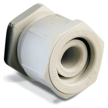 CONCHIGLIA - CON097030423 Acc. per Serie RP - Applicazione di pressacavo PG 42. Diam. foratura 54mm, pass. cavi/tubi 28-38mm