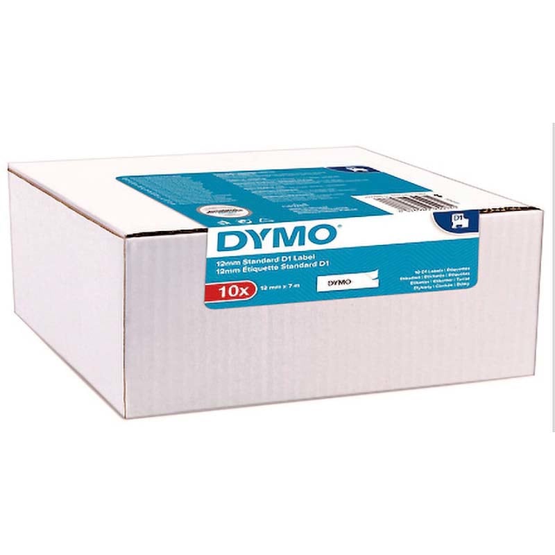 ELCART DISTRIBUTION ERT070818000 10 NASTRI DYMO 9MMX7M NERO/BIANCO