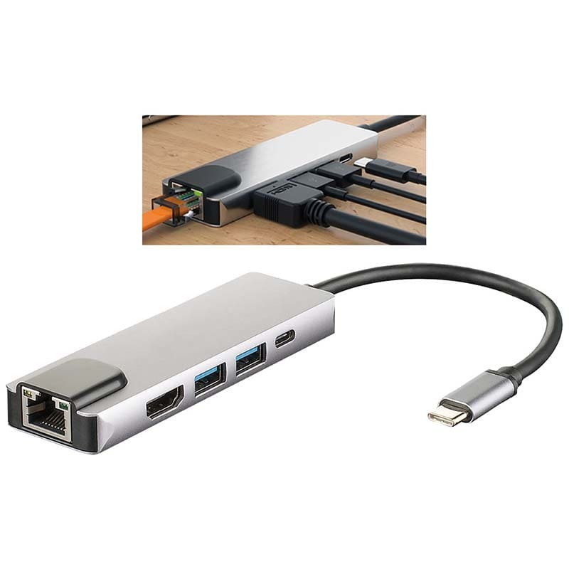 ELCART DISTRIBUTION - ERT428823000 USB3.1 DOCK GIGABIT+HDMI4K+2XUSB3