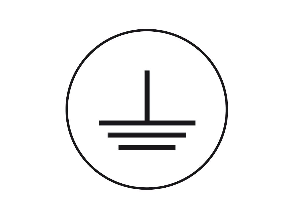 CEMBRE SPA - CEM700502 ETICHETTA ADESIVA PER APPARECCHIATURE CS-EW, SIMBOLO BIANCO TERRA, DIMENSIONE 20mm