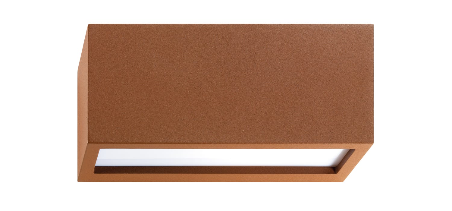 PAN SRL - PATEST168 CONNECTION PARETE U/DW E27 IP54 RUGGINE