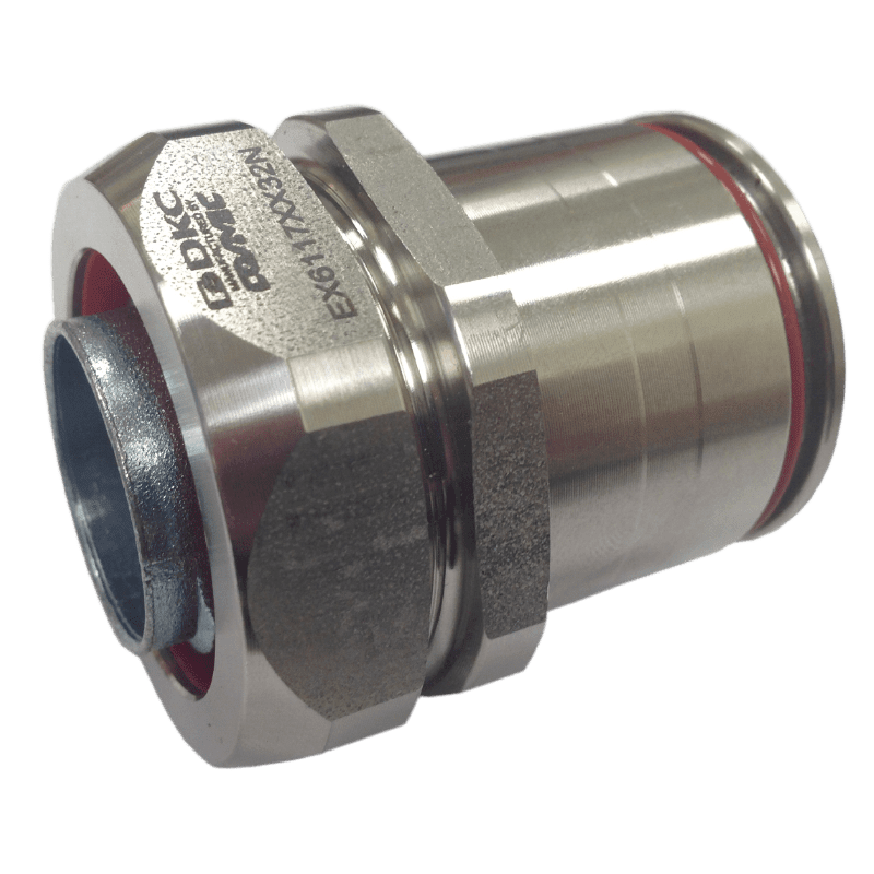 COSMEC - CSMEX6117XX63N Raccordo ad innesto rapido ATEX in INOX AISI 316L, tubo rigido 63 mm - tubo flessibile, AD51