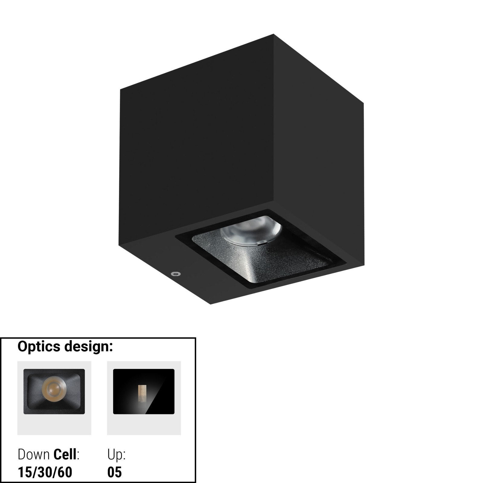 LINEA LIGHT (ILED) - ILD76625N60 CUBIT 24 2L BI-EM 15,5WAC ON/OFF NG