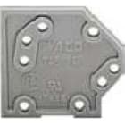 WAGO ITALIA SRL - WAG745-100 PIASTRA TERMINALE TIPO SNAP-FIT SPESSA 1