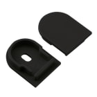 LINEA LIGHT (ILED) - ILD83184 KIT TAPPI LUNO TONDO 2PZ NERI