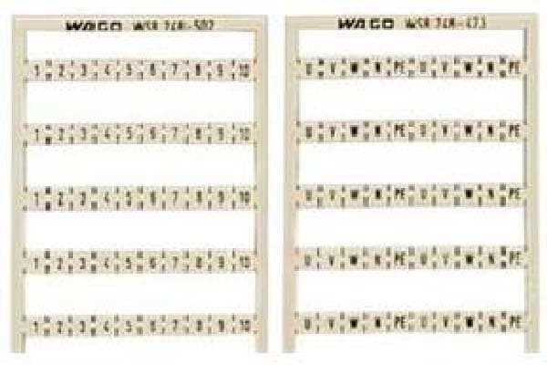 WAGO ITALIA SRL - WAG248-519 SCHEDA DI MARCATURA MINI-WSB COME SCHEDA