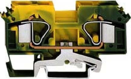 WAGO ITALIA SRL WAG283-607 MORSETTO DI TERRA PER 2 CONDUTTORI VERDE