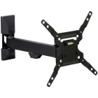 ELCART DISTRIBUTION ERT122301400 SUPPORTO MURALE TV 2 SNODI NERO