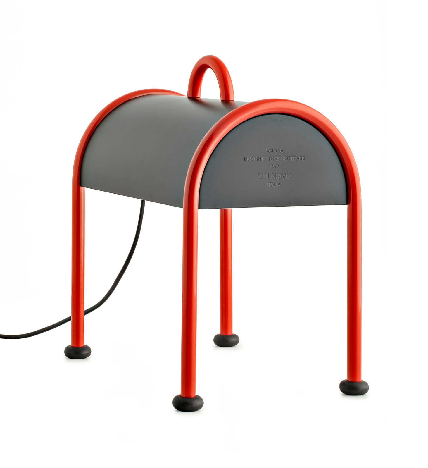 LINEA LIGHT-STILNOVO - SNV8960 VALIGIA LUM.E27 ROSSO/NERO