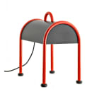 LINEA LIGHT-STILNOVO - SNV8960 VALIGIA LUM.E27 ROSSO/NERO
