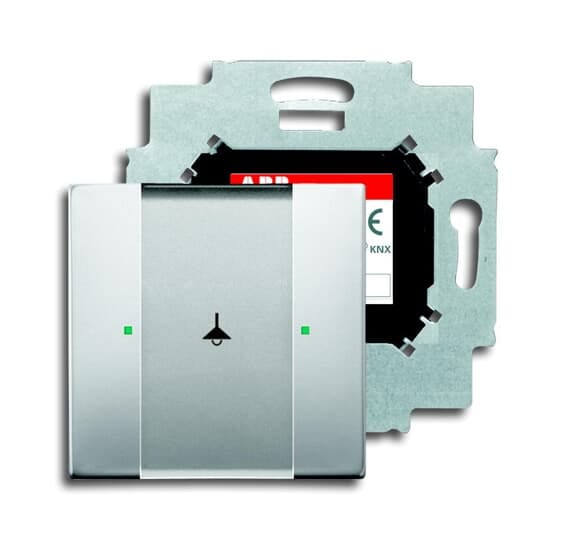 ABB SPA - ABBKNXN0006 6125/01-866 INTERR. SINGOLO ACCIAIO INOX