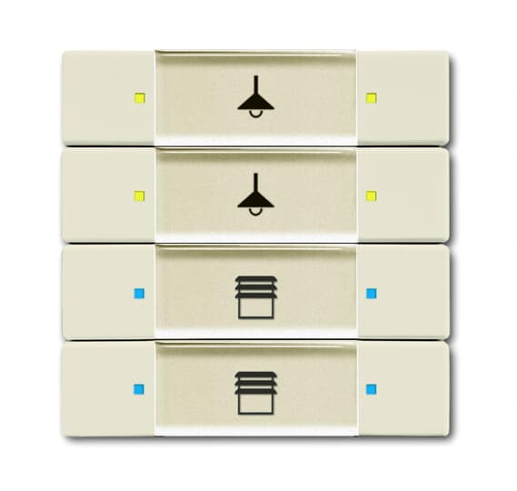 ABB SPA - ABBKNXN0052 Bedienelement 4/8-fach