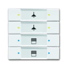 ABB SPA ABBKNXN0054 6127/02-84 INTERR. Q.PLO BIANCO LUCIDO