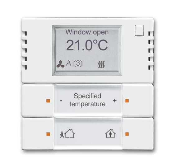 ABB SPA ABBKNXI0046 6128/28-84 TERMOSTATO, BIANCO LUCIDO