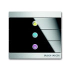 ABB SPA ABBEJ 360 7 6342-825-101,INTER 3 TASTI VETRO NERO