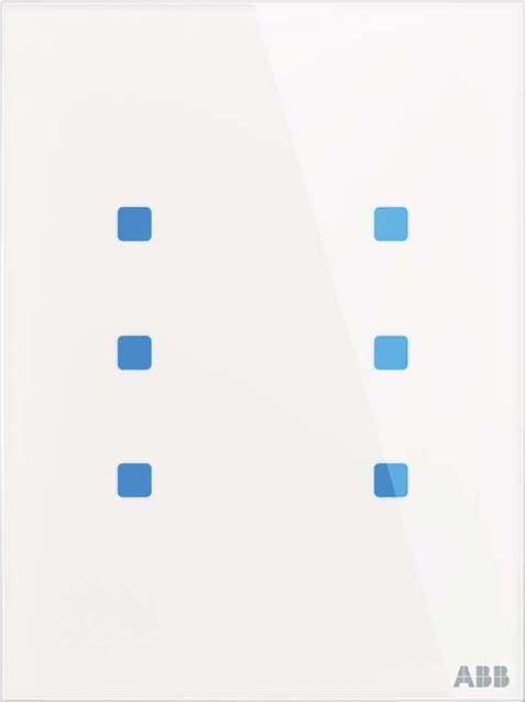 ABB SPA - ABB2CKA006300A1582 TB/U6.7.1-CG PLACCA TOUCH, 6 CANALI VERT