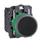 SCHNEIDER ELECTRIC - SNRXB5AA21C0 PULSANTE NERO 1NO GHIERA GRIGIA