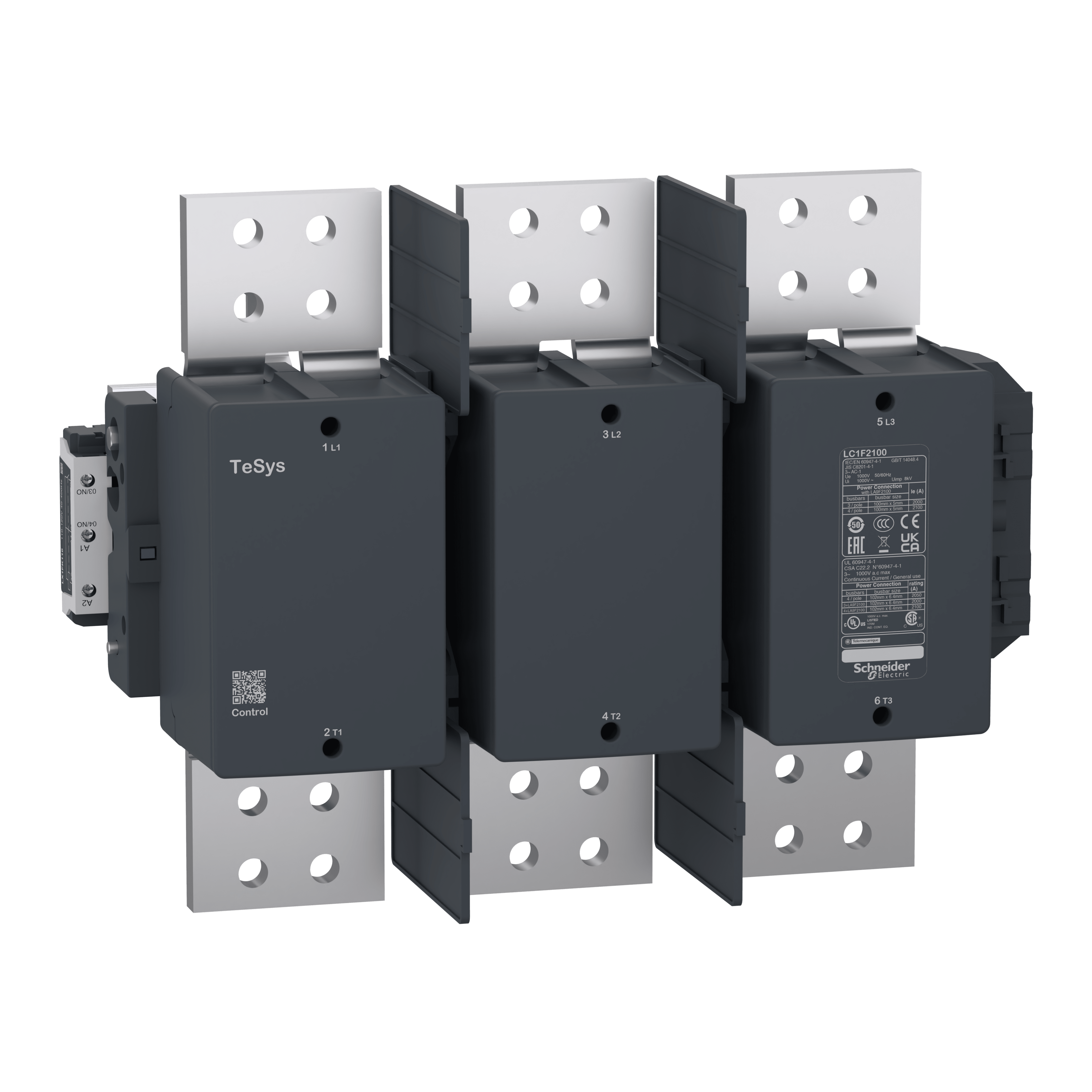 SCHNEIDER ELECTRIC SNRLC1F2100P7 CONT 2100A 3P 230V-50/60HZ