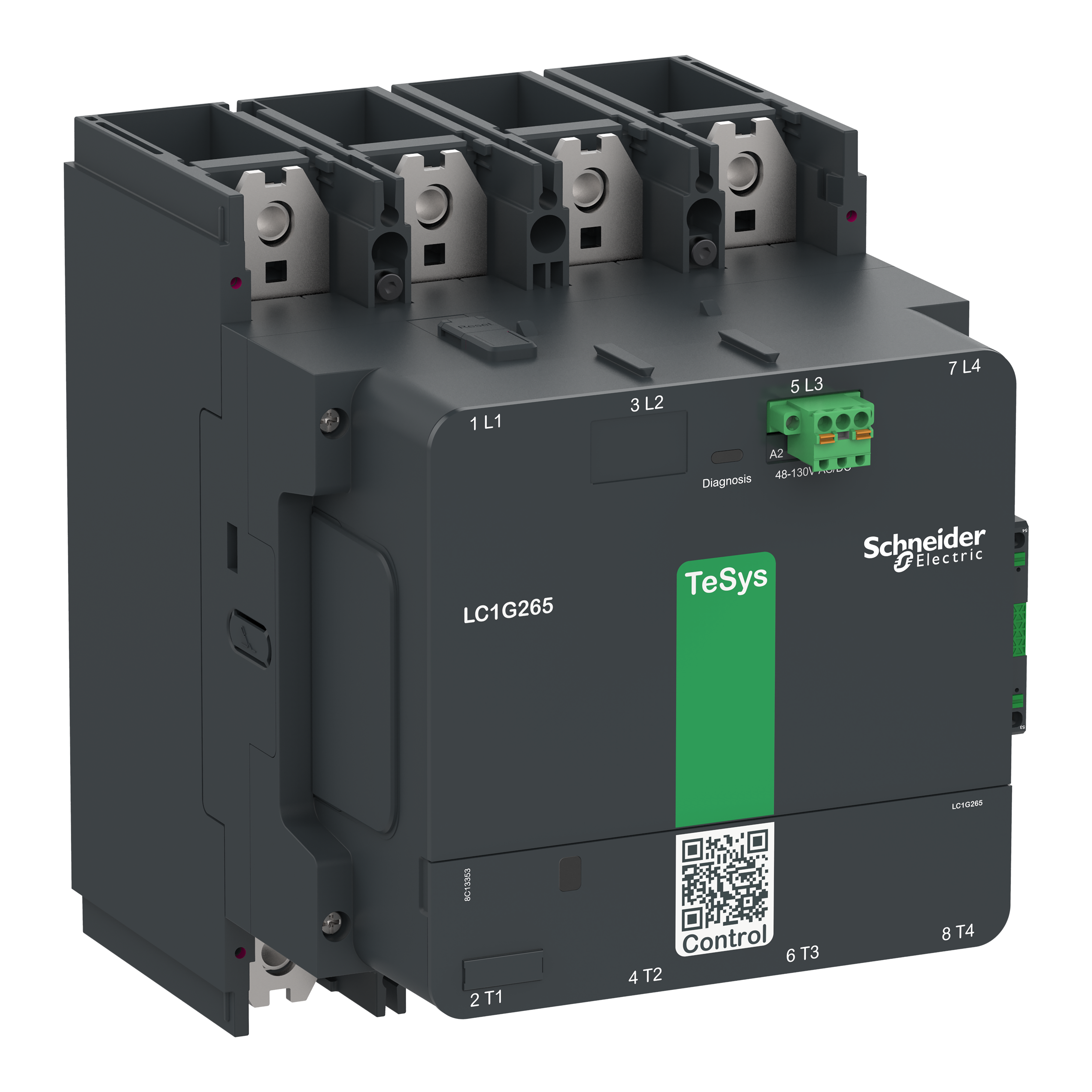 SCHNEIDER ELECTRIC SNRLC1G2654EHEN CONTATTORE TESYSG265 4P STD 48-130V ACDC