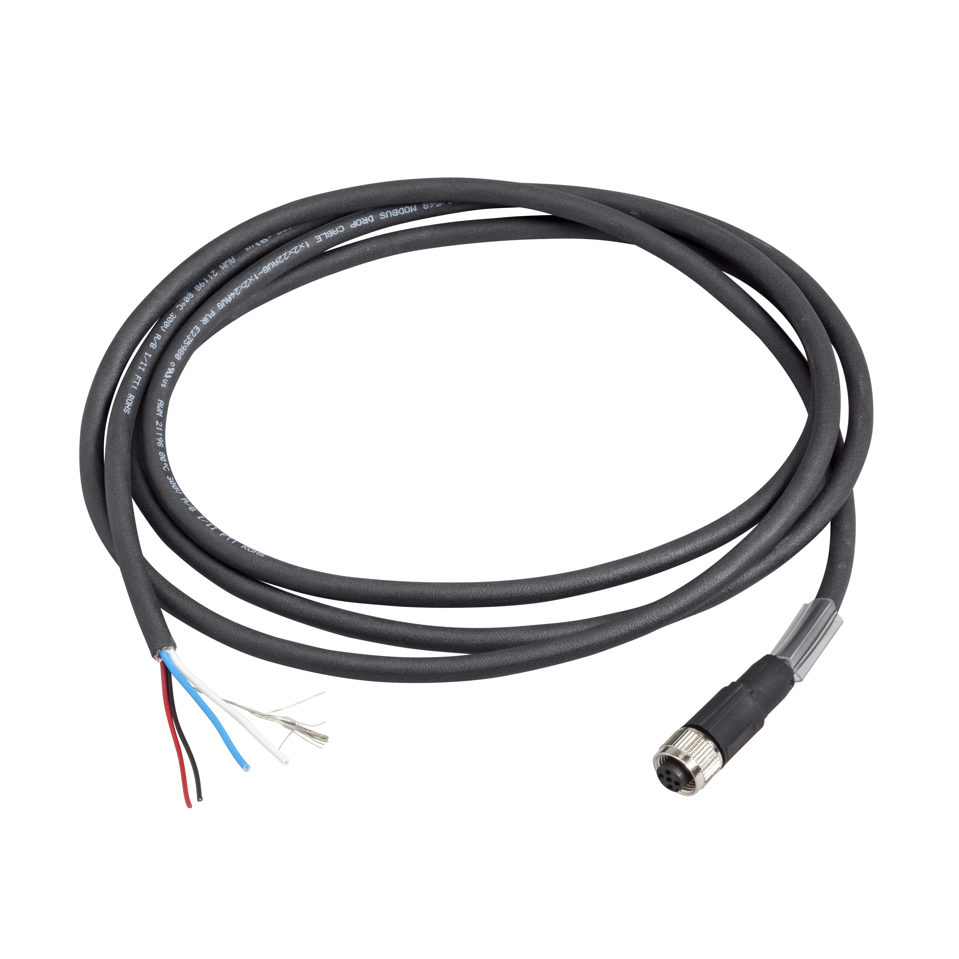 SCHNEIDER ELECTRIC SNRTCSCCN2FNX3SA CAVO CANIN,M12,FE-F.LI,3M,C.90