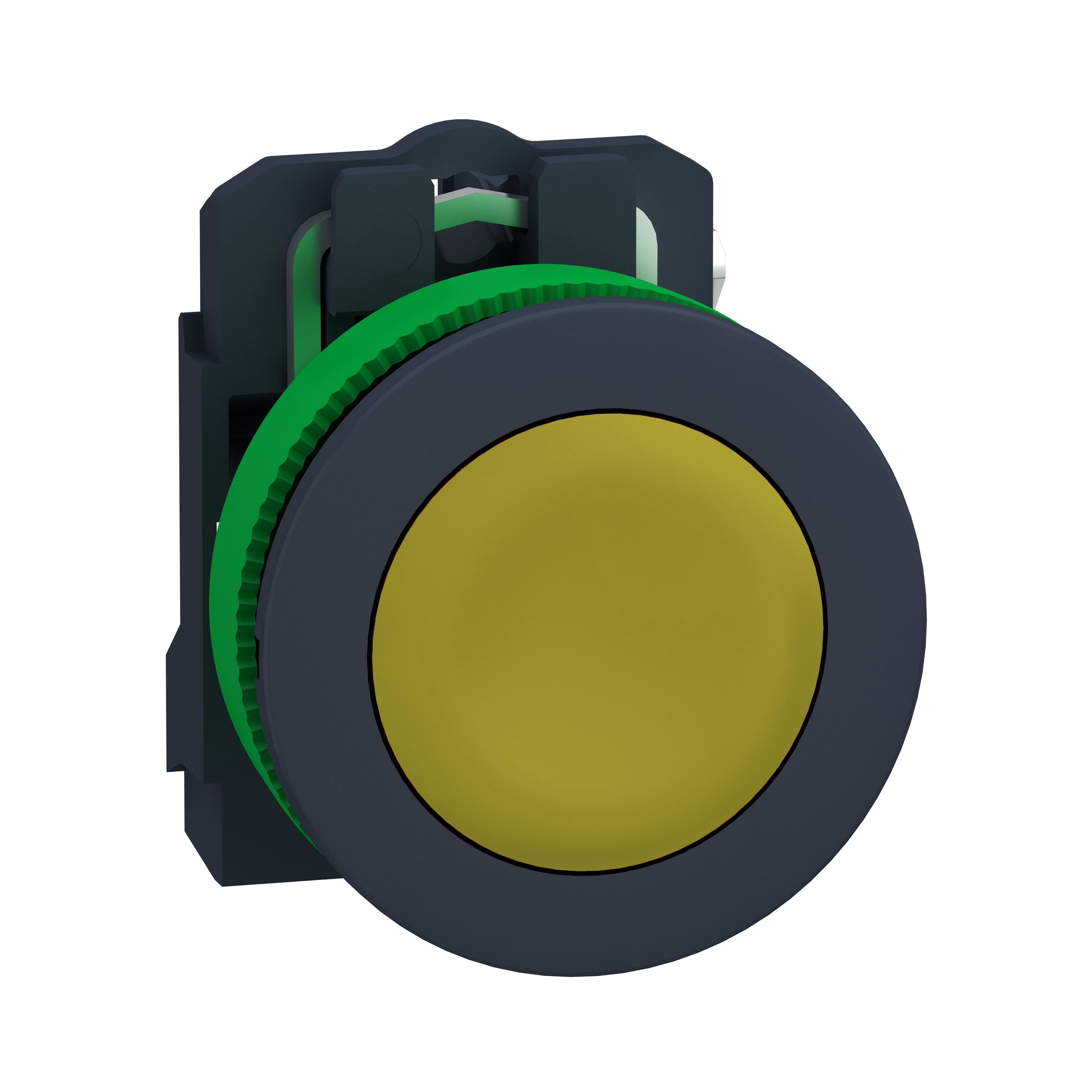 SCHNEIDER ELECTRIC SNRXB5FA51 PULSANTE GIALLO FILOPANNELLO 1NO