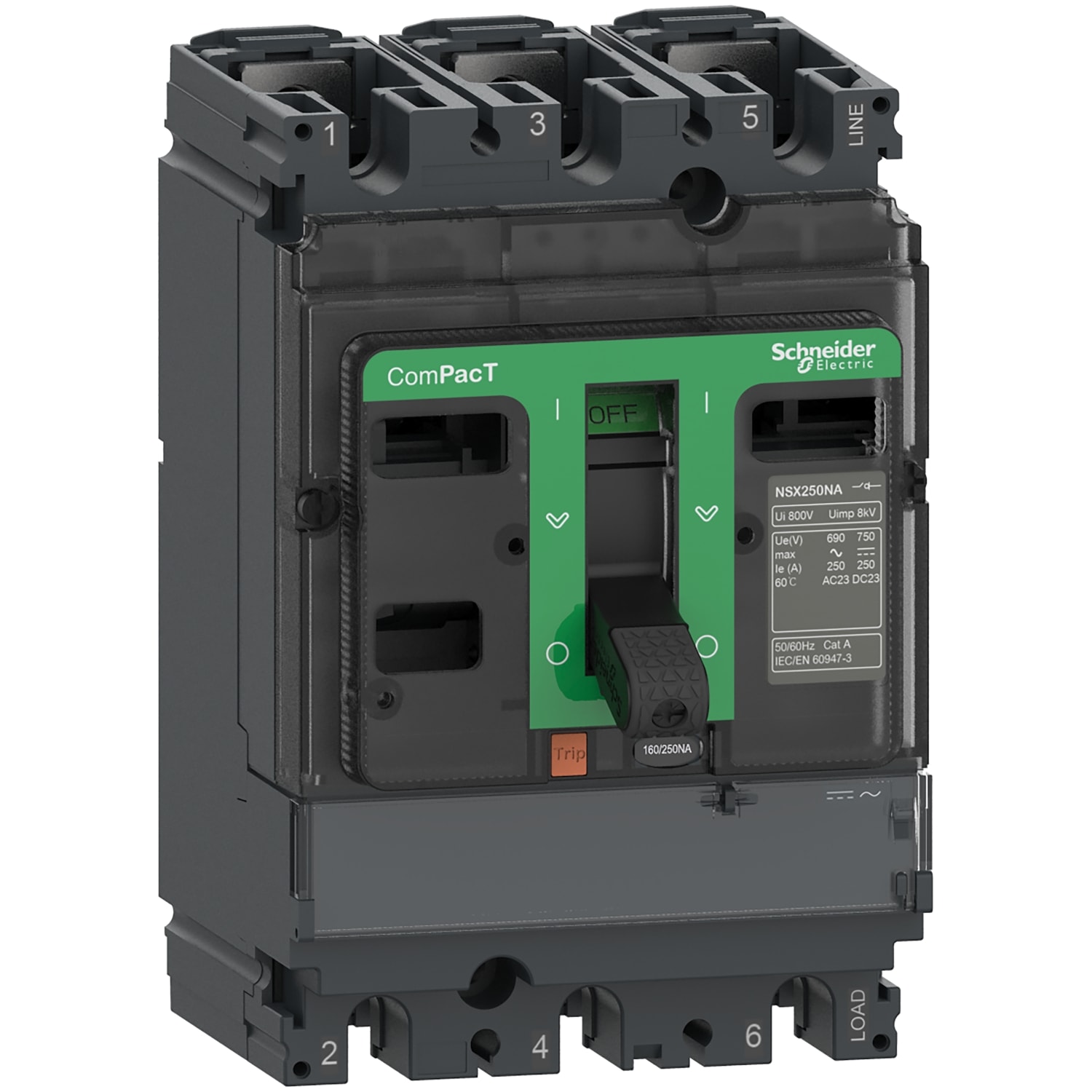 SCHNEIDER ELECTRIC SNRC253250S NSX250NA 3P_T