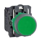 SCHNEIDER ELECTRIC - SNRXB5AA31C0 Pulsante verde 1NO ghiera grigia