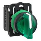SCHNEIDER ELECTRIC - SNRXB5AK133M5 SELETTORE LUM. VERDE 3 POS.230VAC NC+NO