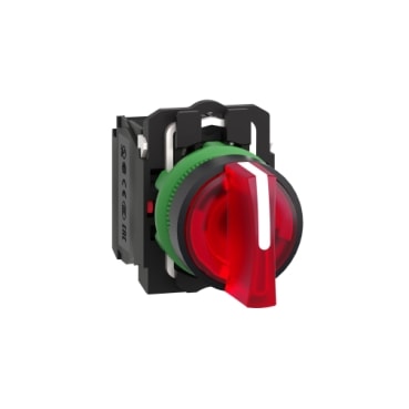 SCHNEIDER ELECTRIC SNRXB5AK134B5 SELETTORE LUM. ROSSO 3 POS.24V NC+NO