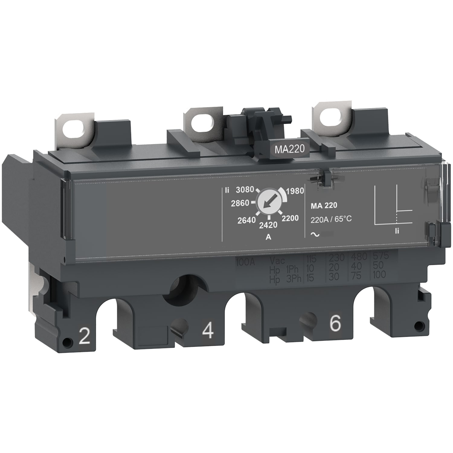 SCHNEIDER ELECTRIC SNRC103MA025 MA25 25A 3P/3R NSX100/160_T