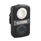 SCHNEIDER ELECTRIC - SNRZB5AW7A1720 TESTA PULSANTE A DOPPIO TASTO LUMINOSO