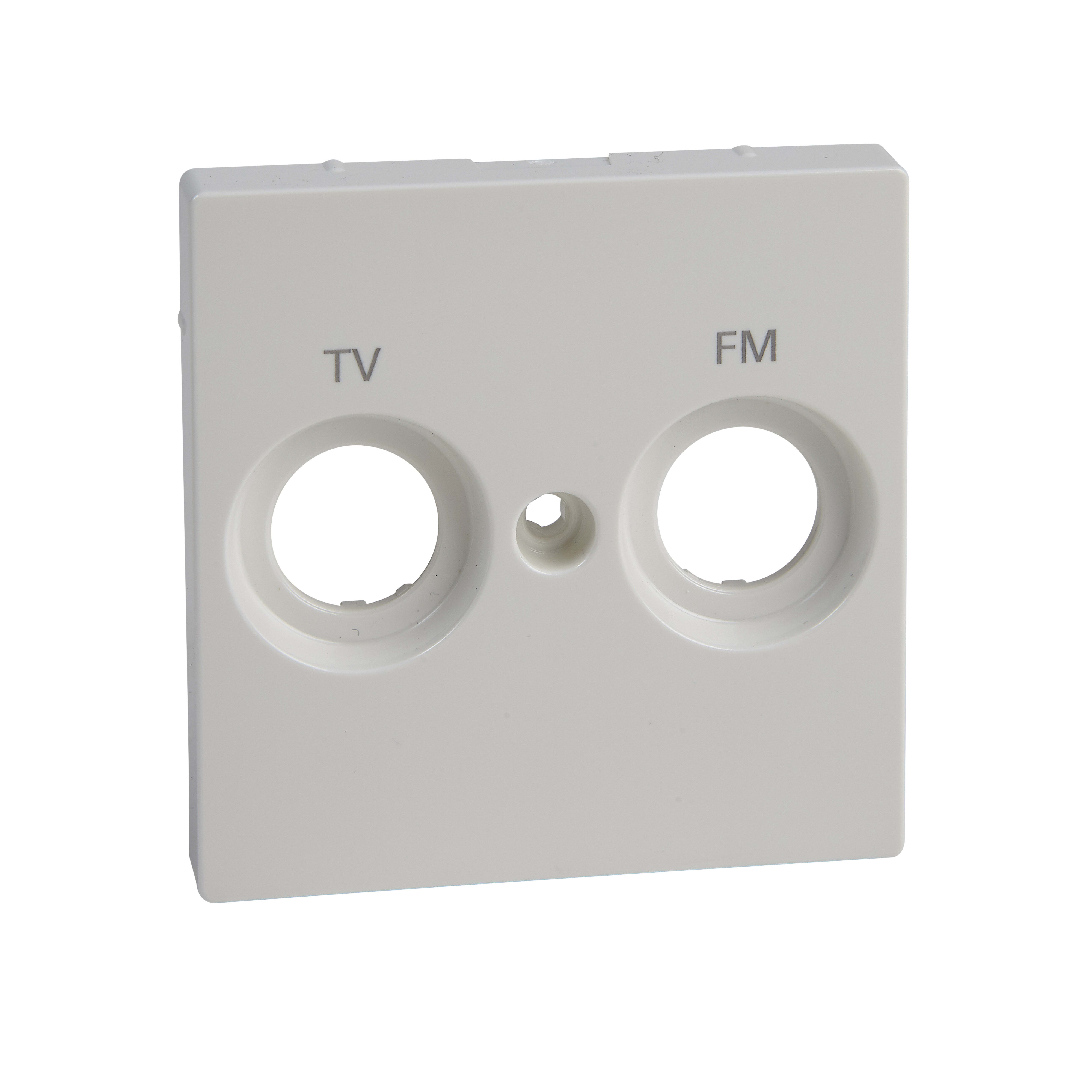 SCHNEIDER ELECTRIC SNRMTN299919 PLACCA CEN. FM+TV BIANCO POL SYSM