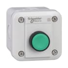 SCHNEIDER ELECTRIC - SNRXALE1W1B Pulsantiera XAL-E - 1 pulsante sporgente - ad impulso - verde - 1 NO