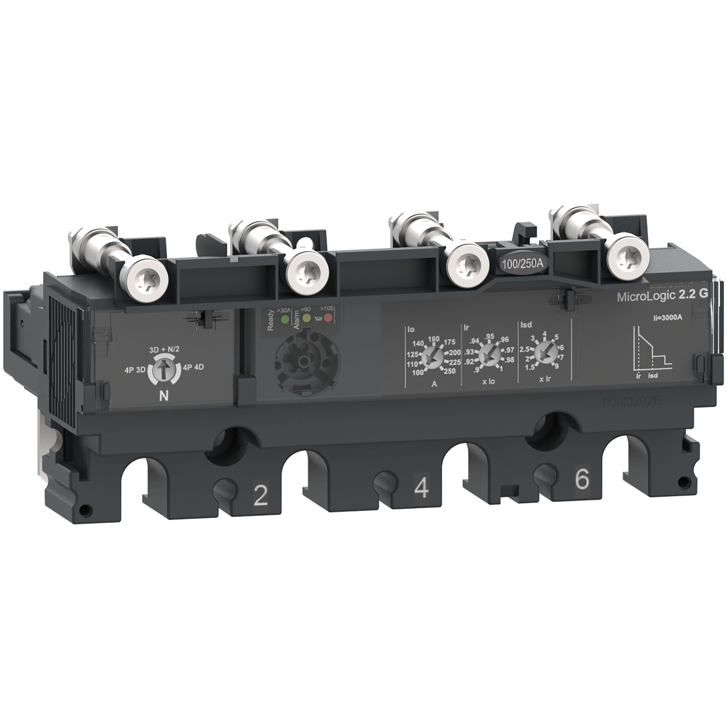 SCHNEIDER ELECTRIC SNRC1042G100 MLOGIC-2.2G 100A 4P NSX100/250_T
