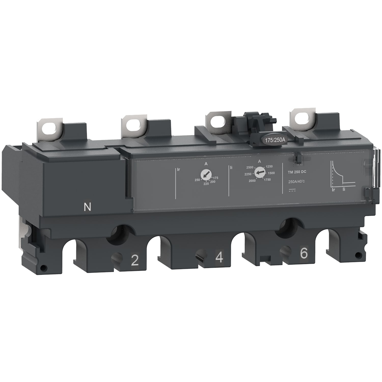SCHNEIDER ELECTRIC SNRC254TM250D SGANC. TM250DC 4P/4R NSX250DC_T