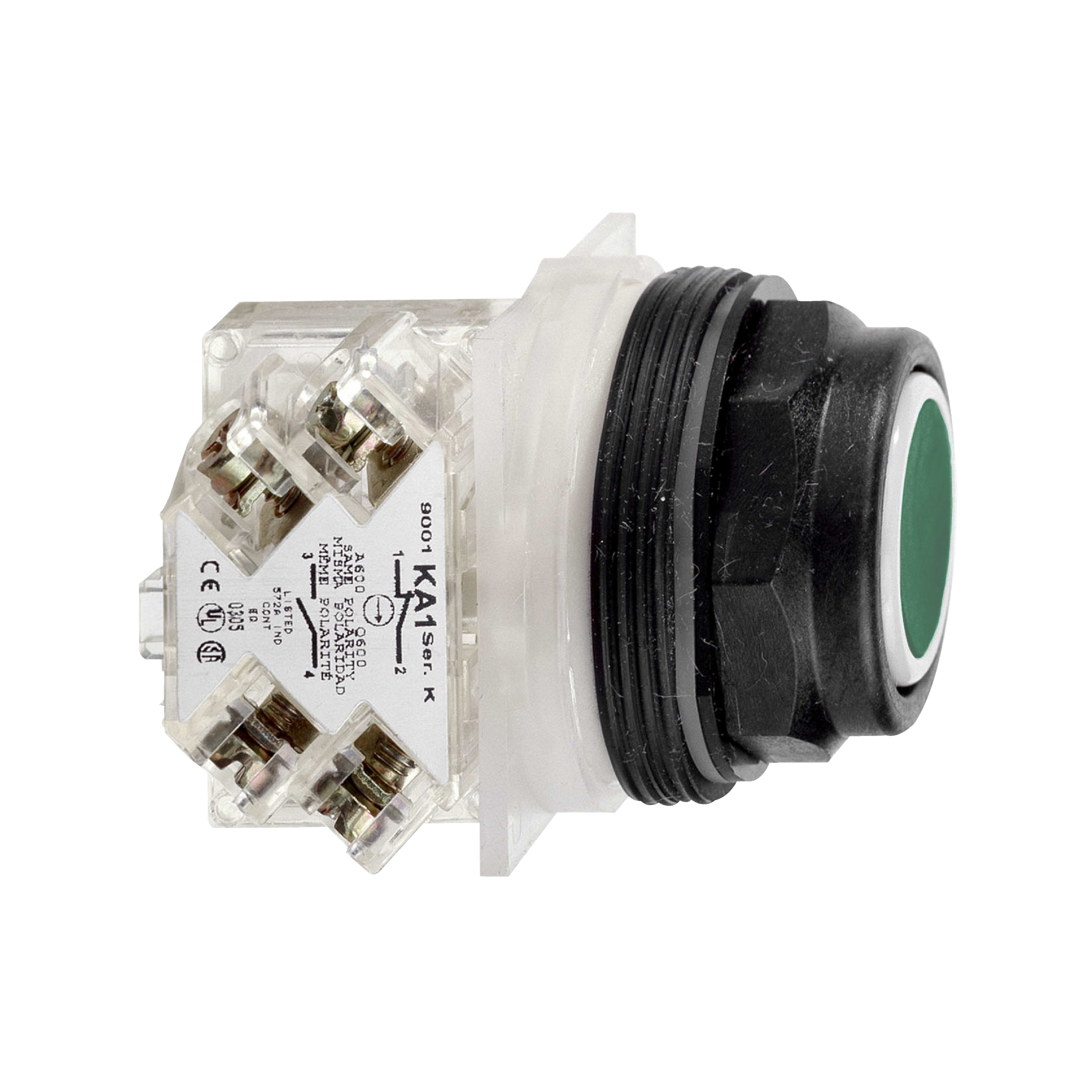 SCHNEIDER ELECTRIC SNR9001SKR1GH5 PULSANTE VERDE 1 NO