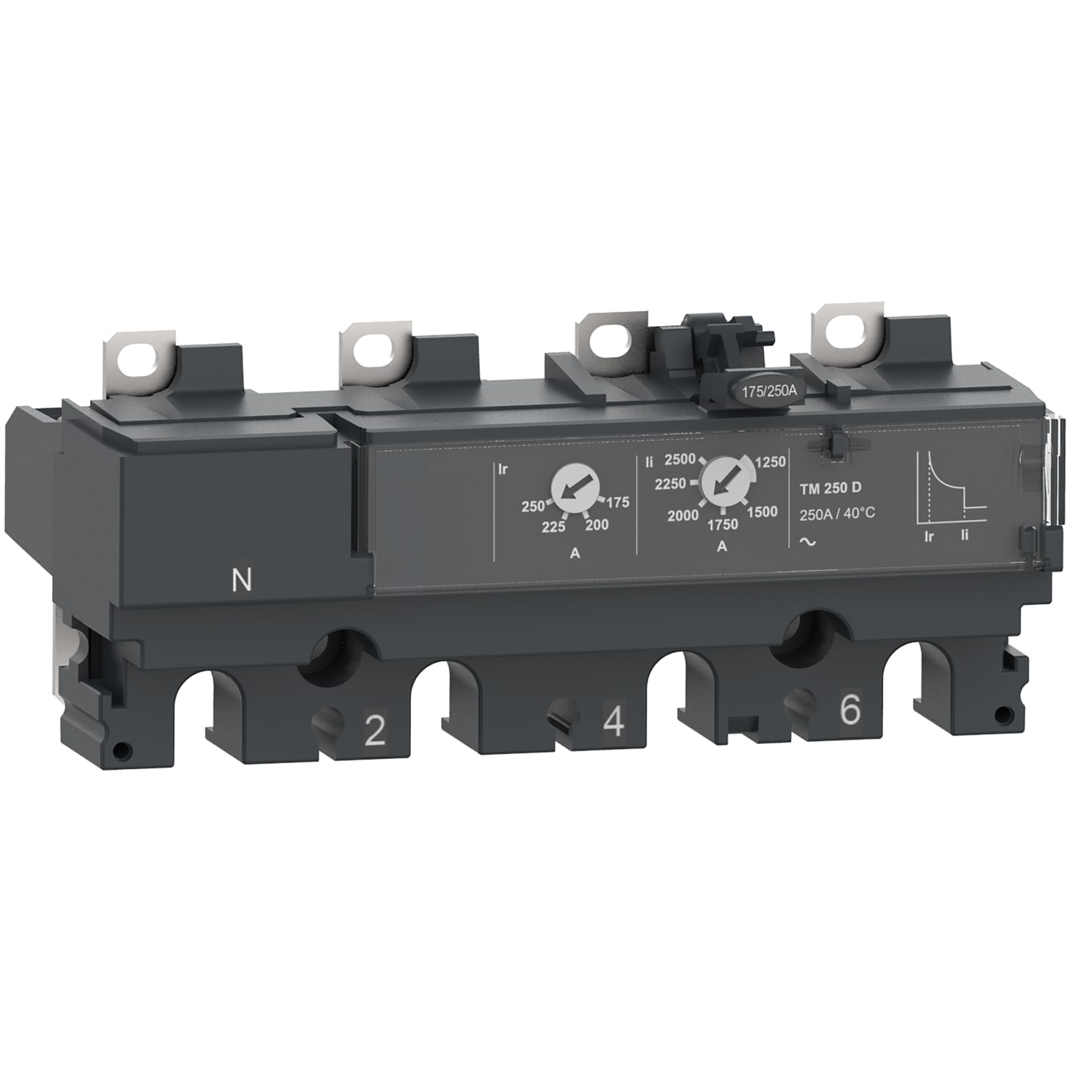 SCHNEIDER ELECTRIC SNRC256TM250 TM250D 250A 4P/3R NSX250_T
